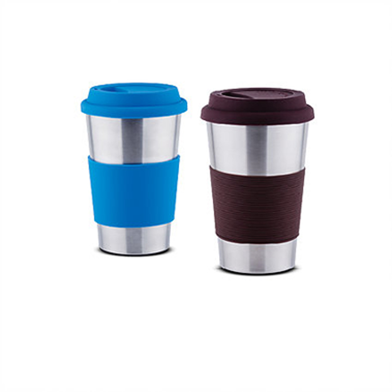 Silicone Stainless Steel Mug